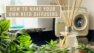 How To Make Your Own Reed Diffusers [upl. by Ronoc]