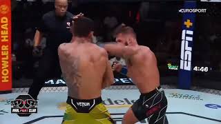 Rafael Fiziev vs Rafael dos Anjos  KO  Highlights [upl. by Peti]