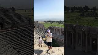 Uncle Iroh tsungi horn in an old greek amphitheater [upl. by Leirea]