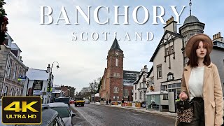 Banchory Scotland Walking Tour 4K Dec 2022 [upl. by Nets]