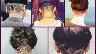 Trendy Haircuts 2018  50 Womens Haircuts with back undercut design [upl. by Aratas]