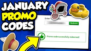 ROBLOX PROMO CODES JANUARY 2024  ALL NEW CODES NOT EXPIRED [upl. by Niraa]