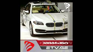 🔴 2014 BMW 5 series Crash Test EmigrantTV BMW [upl. by Llednav419]