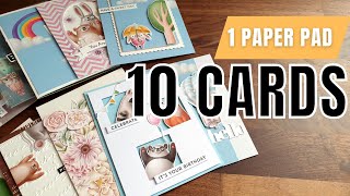 10 cards  1 paper pad ⭐ USE YOUR PAPER ⭐ [upl. by Latsyrk]