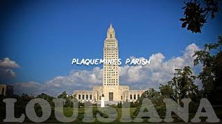 How to pronounce US places PLAQUEMINES PARISH Louisiana [upl. by Ybloc74]