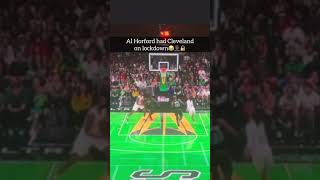 Al Horford had Cleveland on Lockdown😭🔒 GHighlights1 nba nbahighlights shorts [upl. by Mclain284]