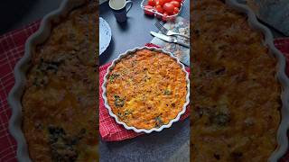 Crustless Quiche shortsvideo youtubeshorts quiche recipe crustlessquiche [upl. by Alhahs218]