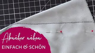 schöne Abnäher ganz einfach nähen Tipps und Tricks für Anfänger [upl. by Aleina]