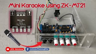 Mini karaoke diy setup using ZKMT21 [upl. by Timus]