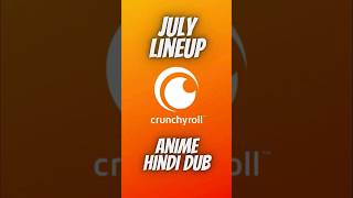 Crunchyroll New Anime in Hindi Dub List crunchyroll newanime hindidub list short [upl. by Ornie]