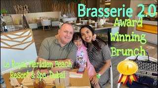 Award Winning Brunch in Dubai  Best Buffet Brunch 2020  Brasserie 20  Le Meridien Beach Resort [upl. by Gerger]