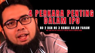 4 Perkara Penting tentang IPO wajib semua Trader Tahu Kalau nak mohon [upl. by Maritsa]