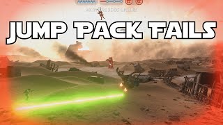 Star Wars Battlefront  Jump Pack Fails [upl. by Vevay191]