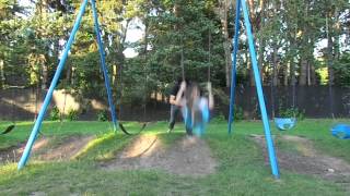 Doing Underdog with Girl on Swing [upl. by Oniuqa102]