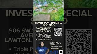 Investor’s Dream 3House Property on 1 Acre in Lawton OK – Priced to Sell at 50000 [upl. by Sabah560]