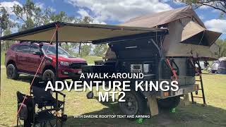 New Adventure Kings MT2 camper trailer walkaround Queensland Australia new campertrailer [upl. by Nylac]