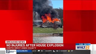 Fire agencies respond to Knox County house explosion no injuries reported [upl. by Edelson]