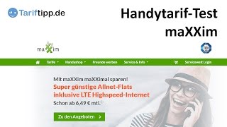 maXXim Handytarife im Test [upl. by Holmann]