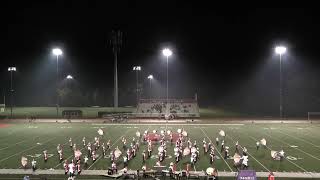 HHS Marching Band  10202023 Senior Night amp Marshall High School [upl. by Luing]