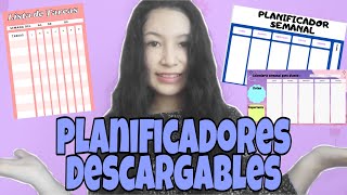 PLANIFICADORES DESCARGABLES 🗂️GRATIS 2021 Selene León🦁 [upl. by Ainevuol681]