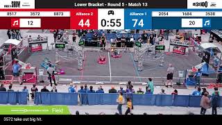 Match 13 R5  2024 FIRST in Michigan State Championship  Consumers Energy Division [upl. by Filip]