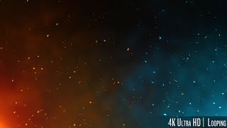 4K Fire and Ice Particles Versus Looping Background [upl. by Narik]