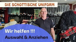 Die schottische Uniform Kilt amp Co auswählen richtig anziehen und kaufen  Dudelsackschulede [upl. by Livingstone148]