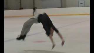 Acrobatic on ice practice [upl. by Winny]