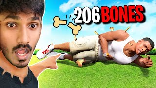 I Broke 206 BONES in GTA 5  Bone break mod [upl. by Iolande]