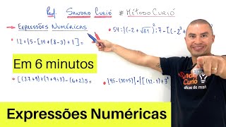 COMO RESOLVER EXPRESSÕES NUMÉRICAS  EM 6 MINUTOS [upl. by Acirre]