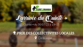 Turfomania Arrivée quinté du Dimanche 30 Juillet 2023 [upl. by Nnazil188]