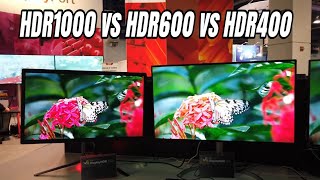 Vesa CES 2019 HDR400 vs HDR 600 vs HDR 1000 [upl. by Fulton534]