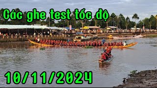 Các ghe ngo test tốc độ tại sông maspero 10112024 [upl. by Cristionna304]