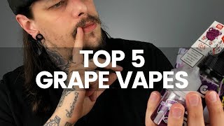 The Best Grape Vape Flavours  My Top 5 Vapes [upl. by Hepsoj579]