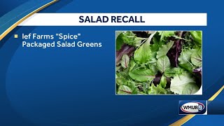 Salad recall issued in New Hampshire [upl. by Naut]