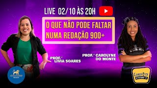 O que NÃO pode faltar para uma redação 900 no ENEM🎯 [upl. by Yrffoeg]