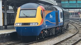 125 Group HST Railtour 4308943159 At Sheffield From Derby To Castleton Hopwood Gf [upl. by Nnaarual]