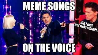 MEME Songs on The Voice  Top 10 [upl. by Kursh786]