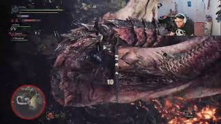 Lets Play Monster Hunter World Iceborne The Red and Blue Crew Azure Rathalos and Rathalos hunt [upl. by Eseyt376]