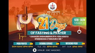 PUSH PRAYER DAY 1 OF 21 DAYS OF PRAYERampFASTING 2024 [upl. by Iron]