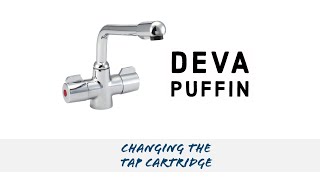 Deva methven puffin PUF130  replacing the tap cartridges repair leaking tap [upl. by Fasano378]