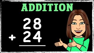 2digit Add 2digit  Column Addition  Maths with Mrs B [upl. by Akenit]