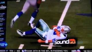 Tony Romo  Punctured Lung [upl. by Emsmus478]