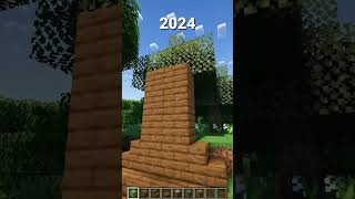 MINECRAFT 2024 VS 2069 shorts minecraft [upl. by Dilks]