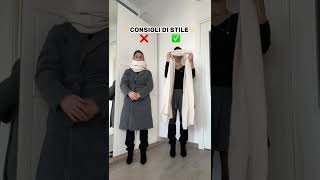 trucchetto FASHION per indossare la sciarpa con stile 🧣✨ fashion hack tiktokviral [upl. by Arturo]