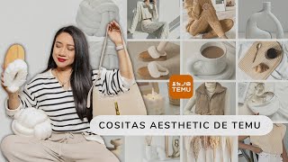 ✨ ORDENE COSITAS “AESTHETIC” EN TEMU Y ESTO ME LLEGO ✨ DECOR amp FASHION  REVIEW TEMU HAUL [upl. by Anayi]