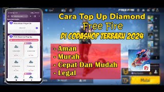 Cara Top Up Diamond Free Fire Di Codashop Via Potong Pulsa Terbaru 2024 [upl. by Perkin]