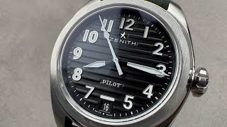 2023 Zenith Pilot 034000362021I001 Zenith Watch Review [upl. by Taran159]