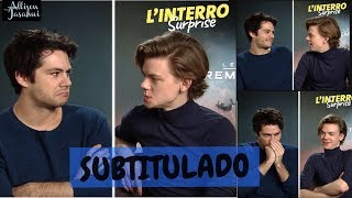 Dylan OBrien amp Thomas BrodieSangster Maze Runner  Interview ¿Se Conocen  SUBTITULADO [upl. by Ahsiekim]