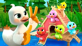 Five Little Ducklings Song More Lalafun Nursery Rhymes amp Kids Songs [upl. by Trager]